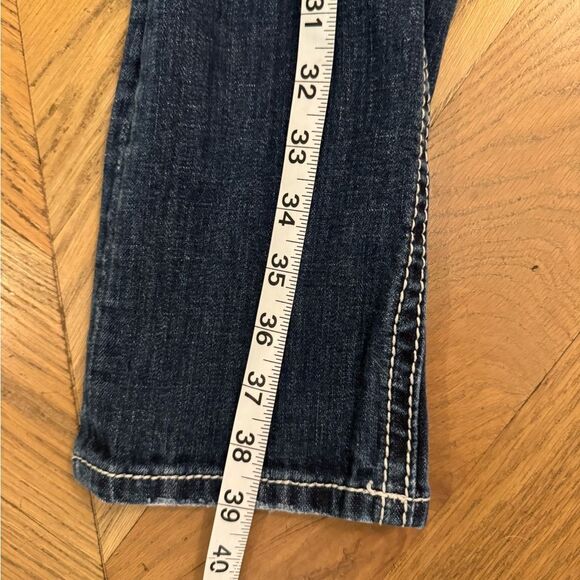 Express rerock Women's Dark Blue Skinny Jeans distressed fall football school 6 - Picture 9 of 11